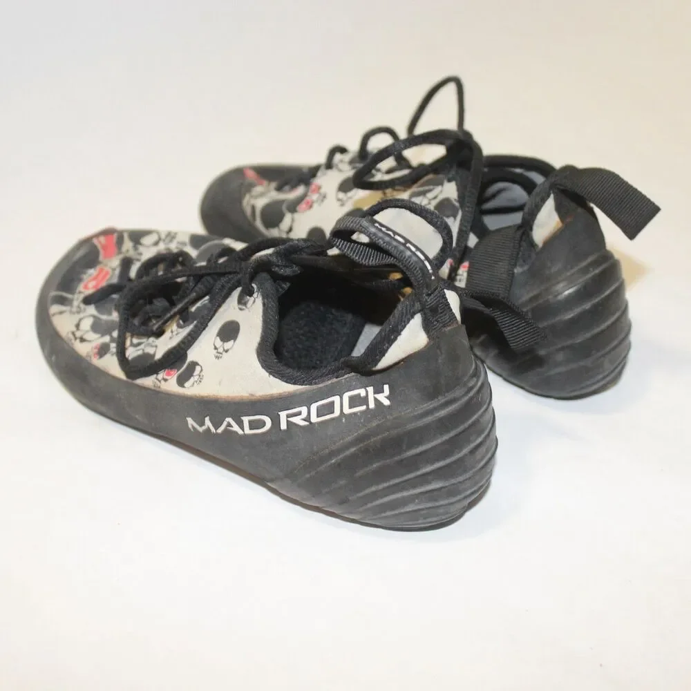 Mad Rock Weaver Womens size 5 Shoes Skulls Lace Up Climbing Sneakers